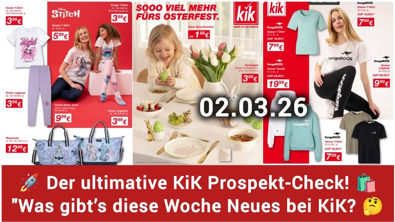 ✨ KIK PROSPEKT ANGEBOTE Gültig Ab 02.03.26 | ANGEBOTE DER WOCHE Karalog 🛒 #kik