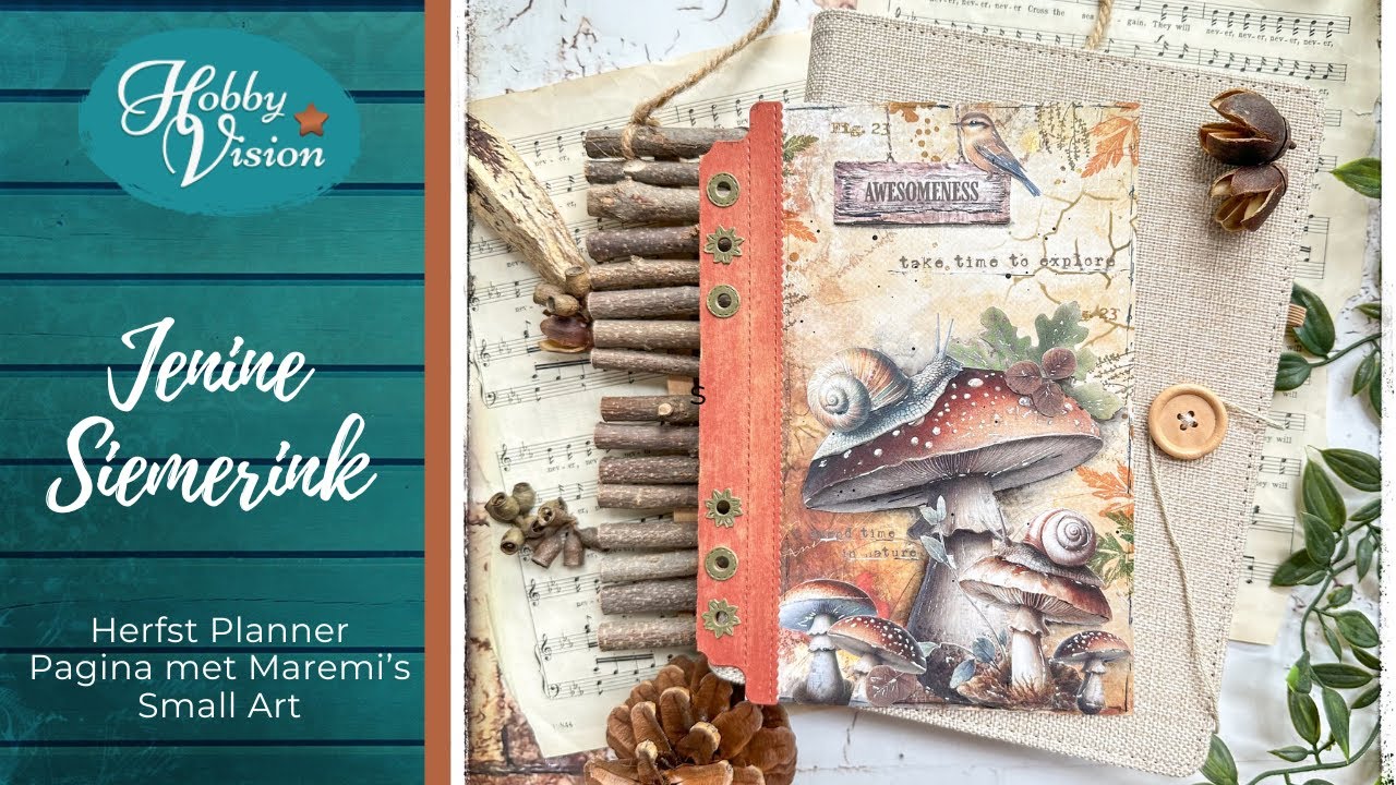 FBLive - 31-07-2024 - Herfst Planner Pagina met Maremi's Small Art Collage boeken