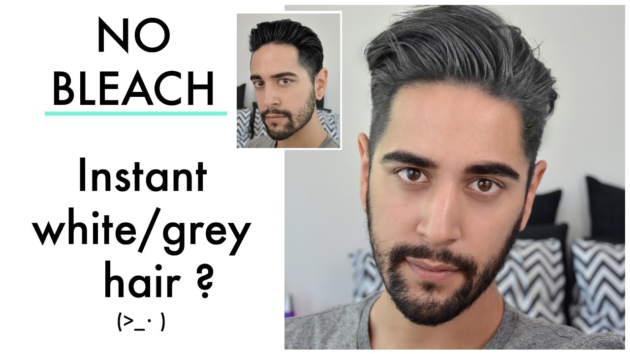 Instant Grey/ White Hair. No Bleach?! (Coloured wax product review/ tutorial) 2016  ✖ James Welsh