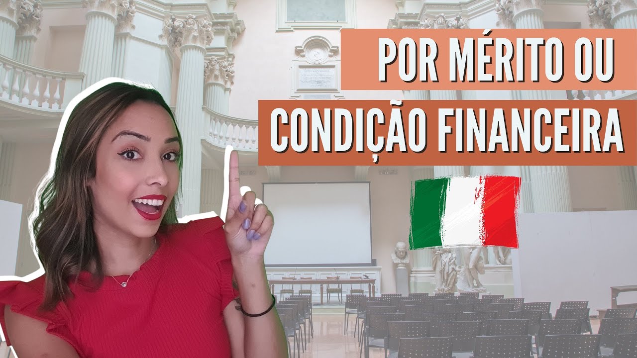 BOLSAS DE ESTUDO NA ITÁLIA | para estudantes internacionais nas MELHORES UNIVERSIDADES ITALIANAS
