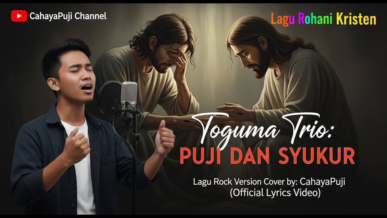 🔥Toguma Trio: PUJI DAN SYUKUR | Lagu Rock Version Cover by: CahayaPuji (Official Lyrics Video)