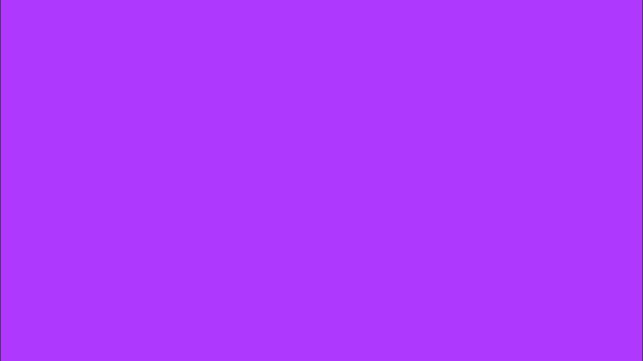 1 Hour Purple Screen Background | HD Color Loop | No Music