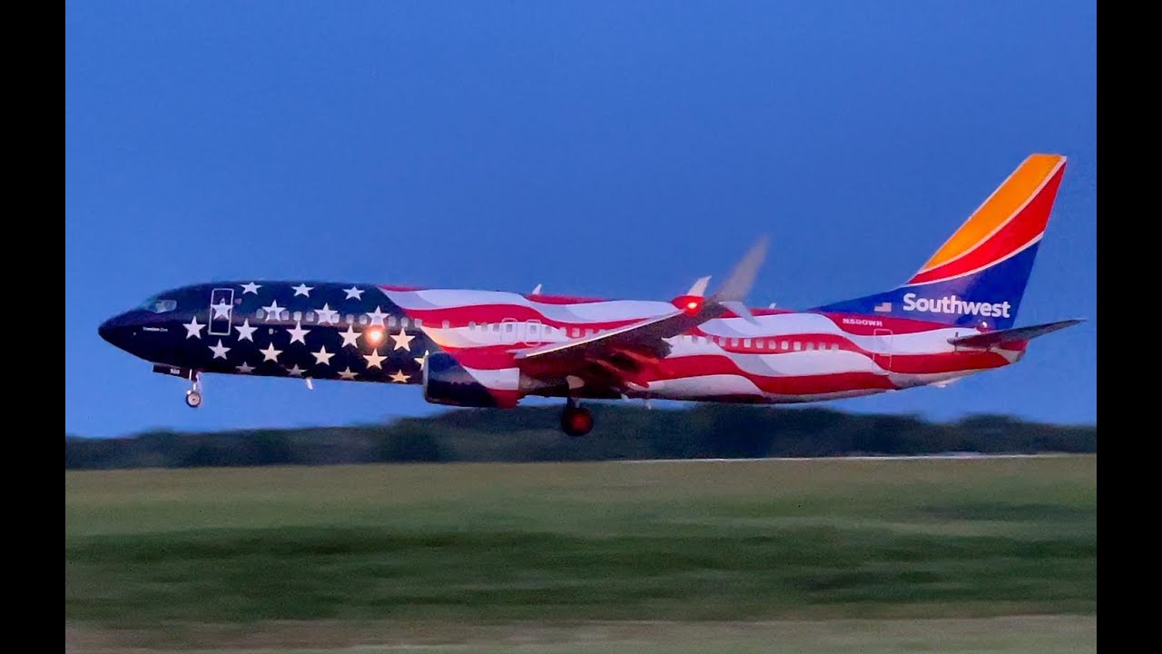 Fun plane spotting at Cleveland. Southwest Freedom One. Heavy jets. MD-11.