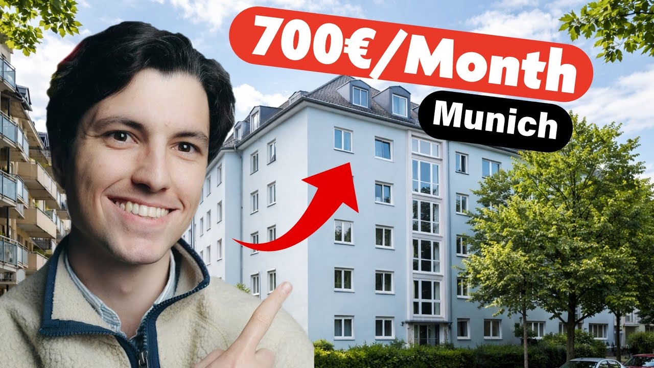 Я заплатил 700 евро за квартиру-студию в Мюнхене 🇩🇪 | Вот что вы получаете на самом деле