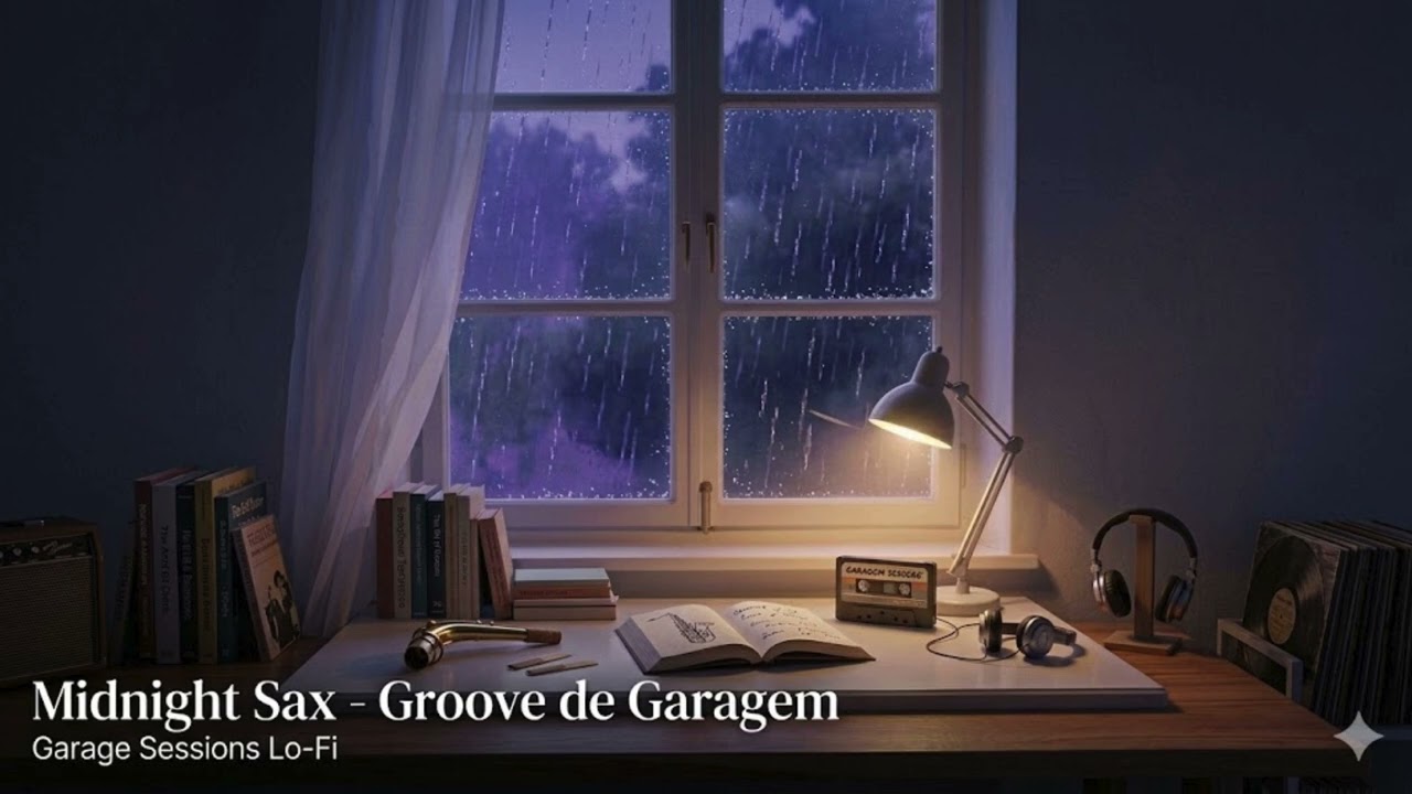 Midnight Sax | Lo-Fi to Study & Relax - Groove de Garagem (Official Audio/Video)