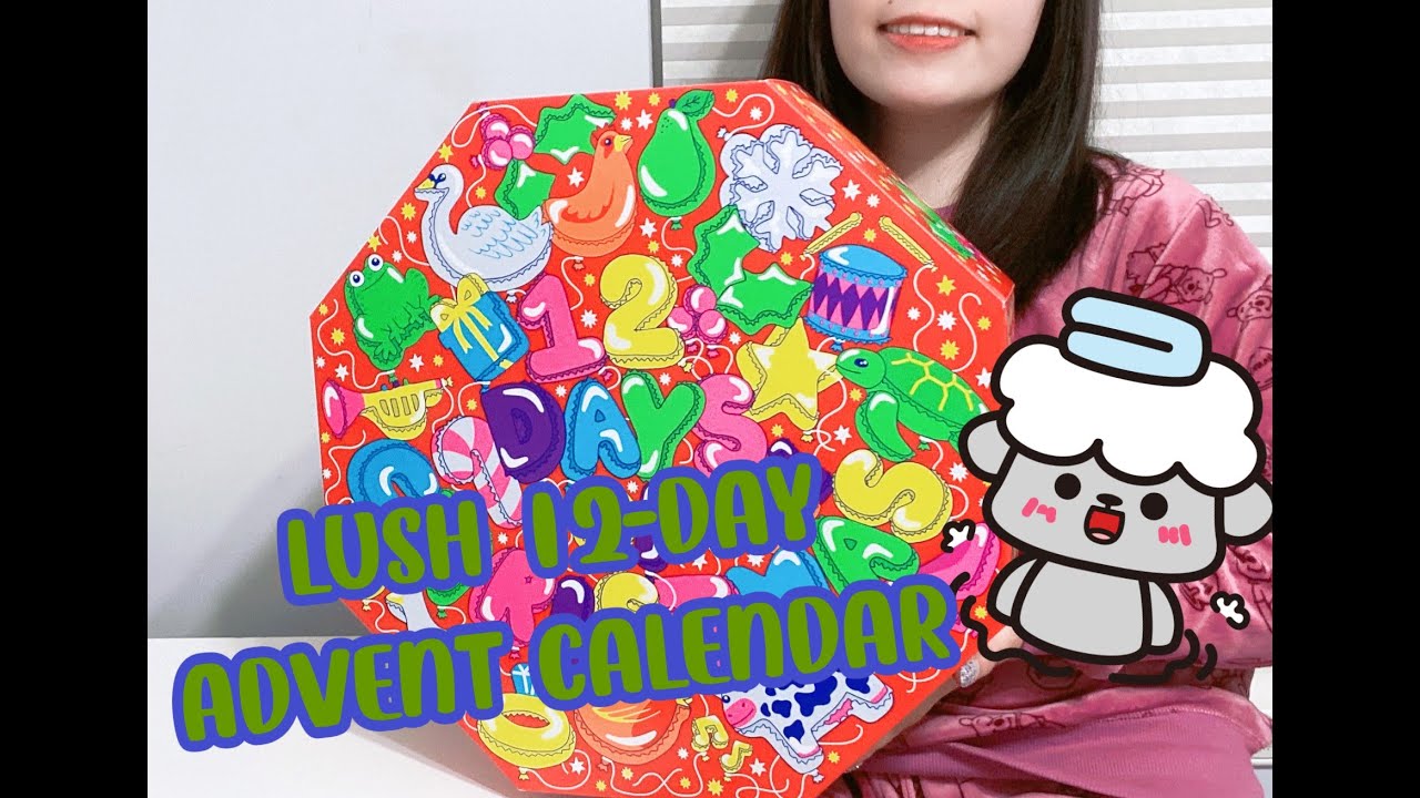 Lush 12-Day Advent Calendar is HERE!! Lovely Festive Bath Products!