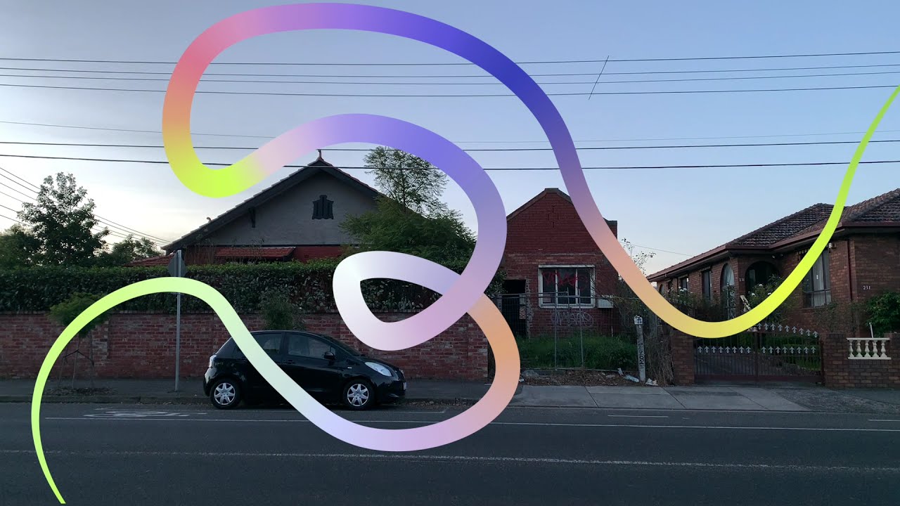 Walking around backstreets of Brunswick, Melbourne