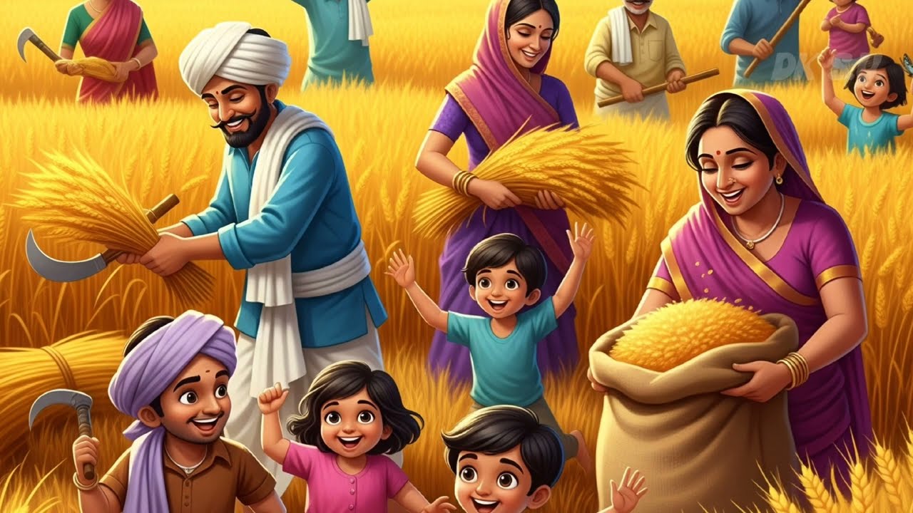 मेहनती किसान की कहानी 🌿🪴 | Hindi moral story new