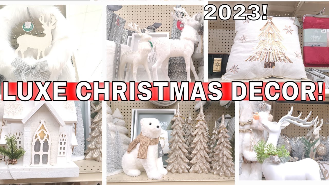 NEW*2023 CHRISTMAS SHOP WITH ME |GLAM ELEGANT DECOR & DESIGN #glamchristmasdecorseries
