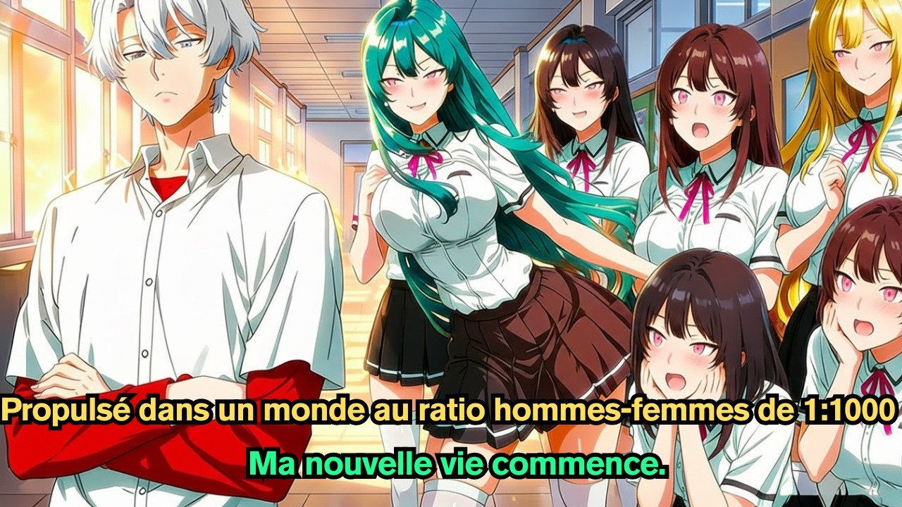 Projeté dans un monde où le ratio hommes-femmes est de 1 pour 1000 — ma nouvelle vie commence !