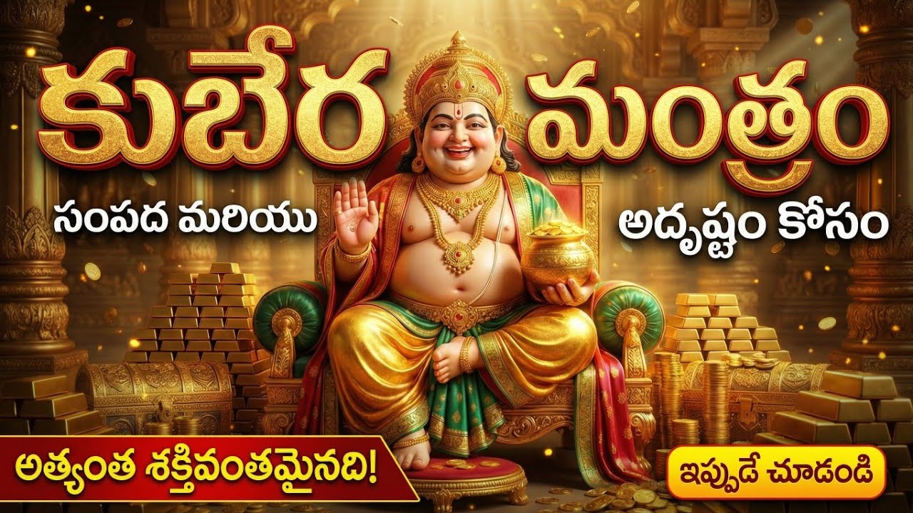 Kubera AshtaLakshmi Mantra 108 Times 💰 | Powerful Wealth & Prosperity Chant |Attract Money&Abundance