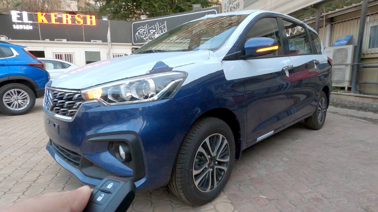 Обзор Suzuki Ertiga 2024 GLX 7 Seats, Синий