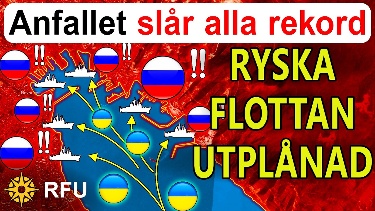 Enorm historisk seger för Ukraina: 5 ryska fartyg förstörda i en stor drönarattack | RFU News