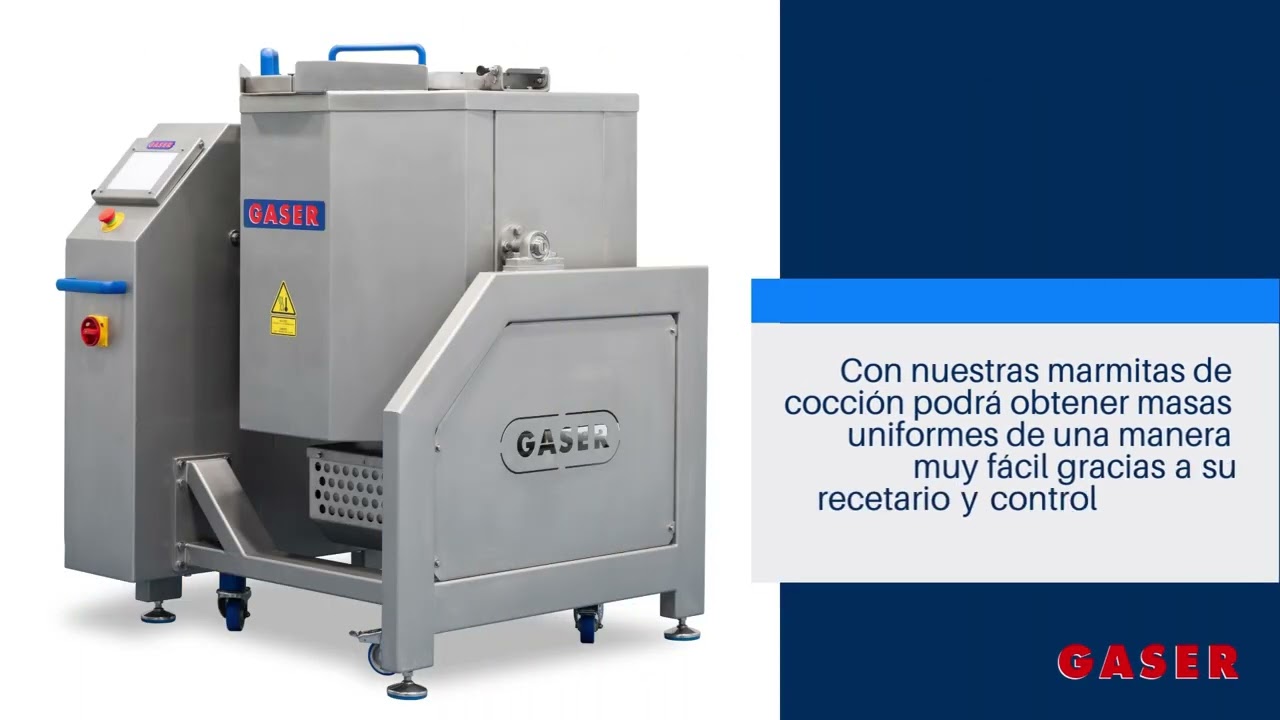 Línea de croquetas industrial GASER / GASER's Croquette manufacturing line