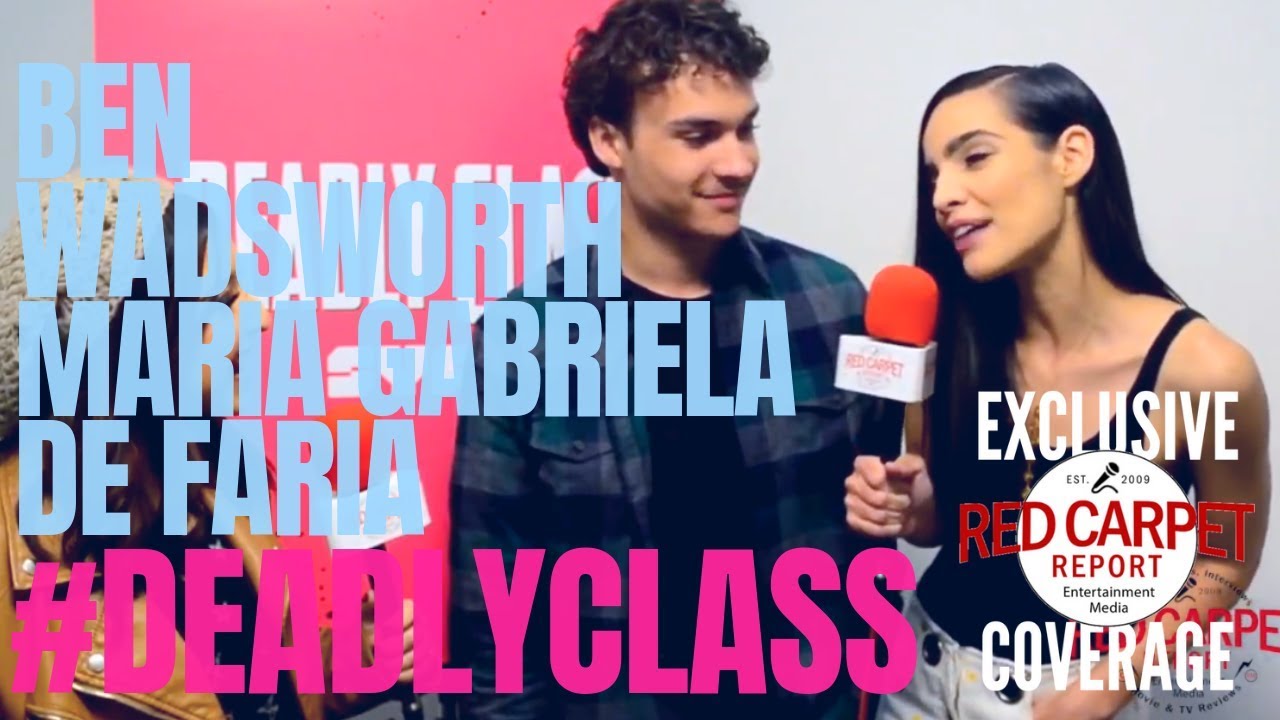 Interview with SyFy's Deadly Class cast: Ben Wadsworth & Maria Gabriela de Faria