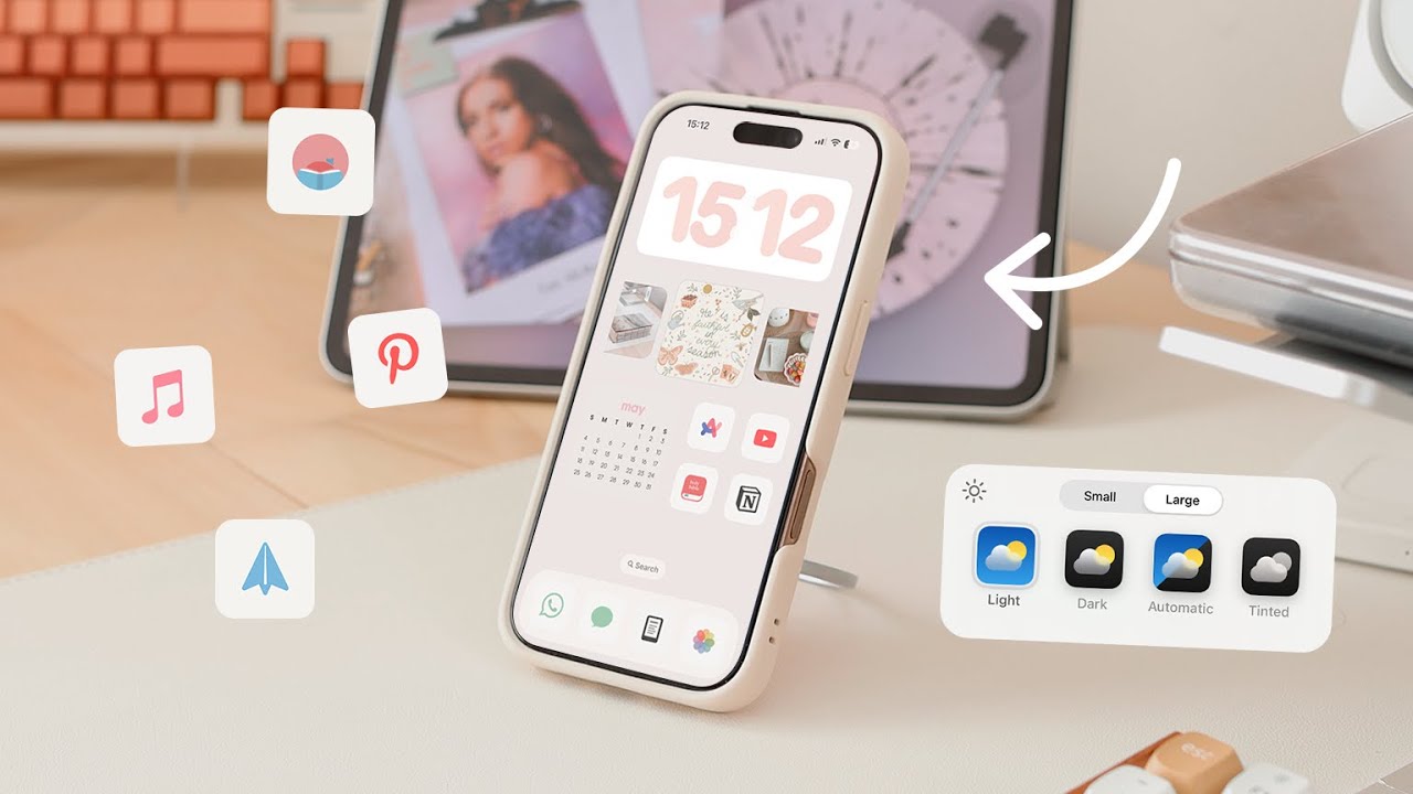 ☁️🌸 Customise my iPhone 16 Pro with me | aesthetic, iOS 18