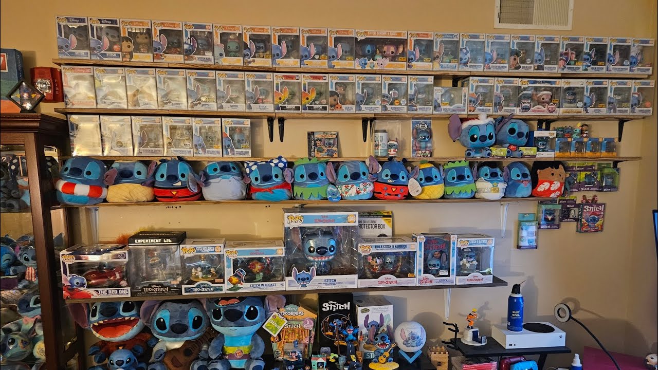 my full stitch funko pop collection