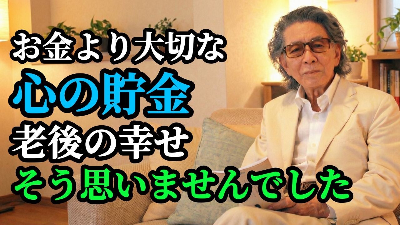 お金より大切な「心の貯金」五木寛之が教える、老後に幸せを手に入れる知恵