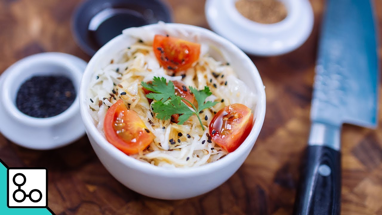Salade de chou &agrave; l'asiatique - YouCook