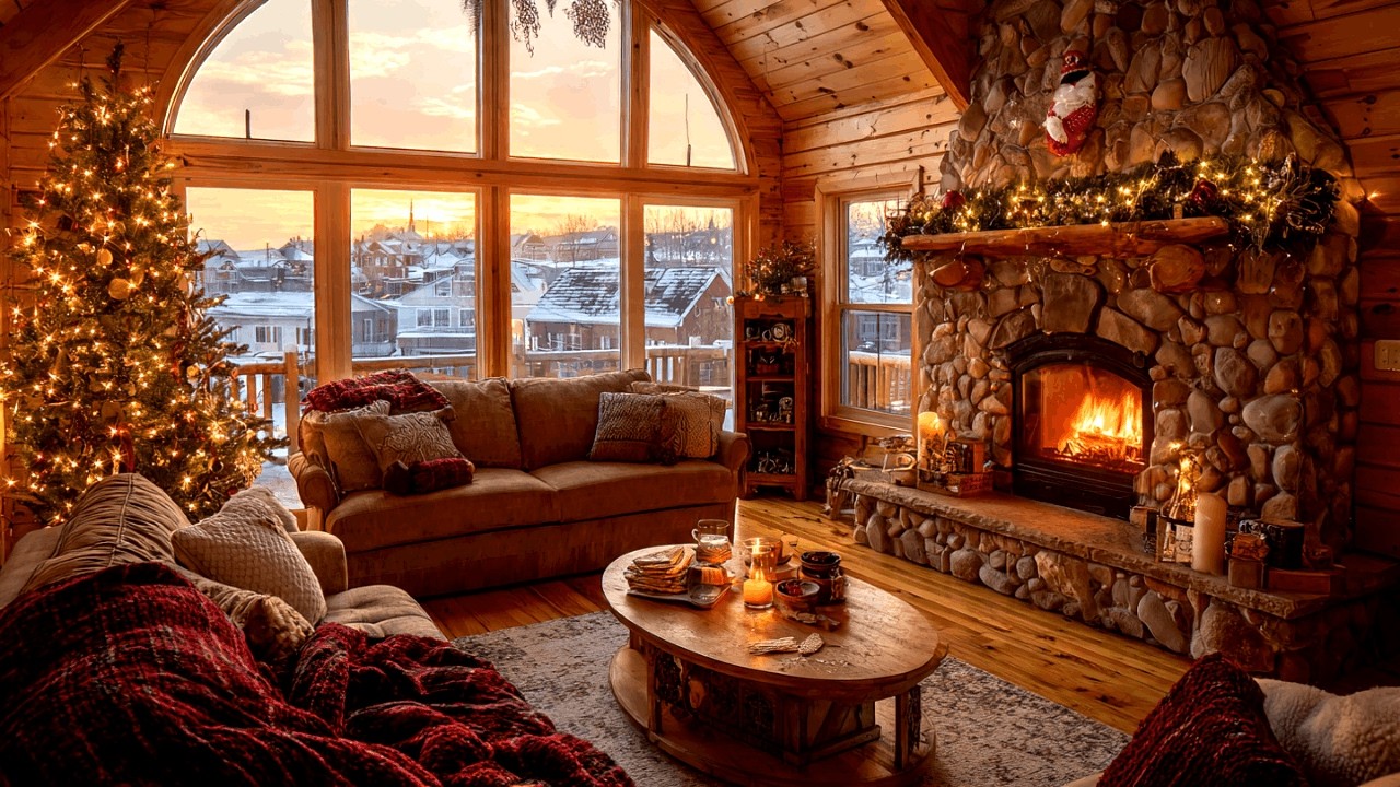 Feel Positive in a Warm Cabin with Inspiring Jazz Instrumentals