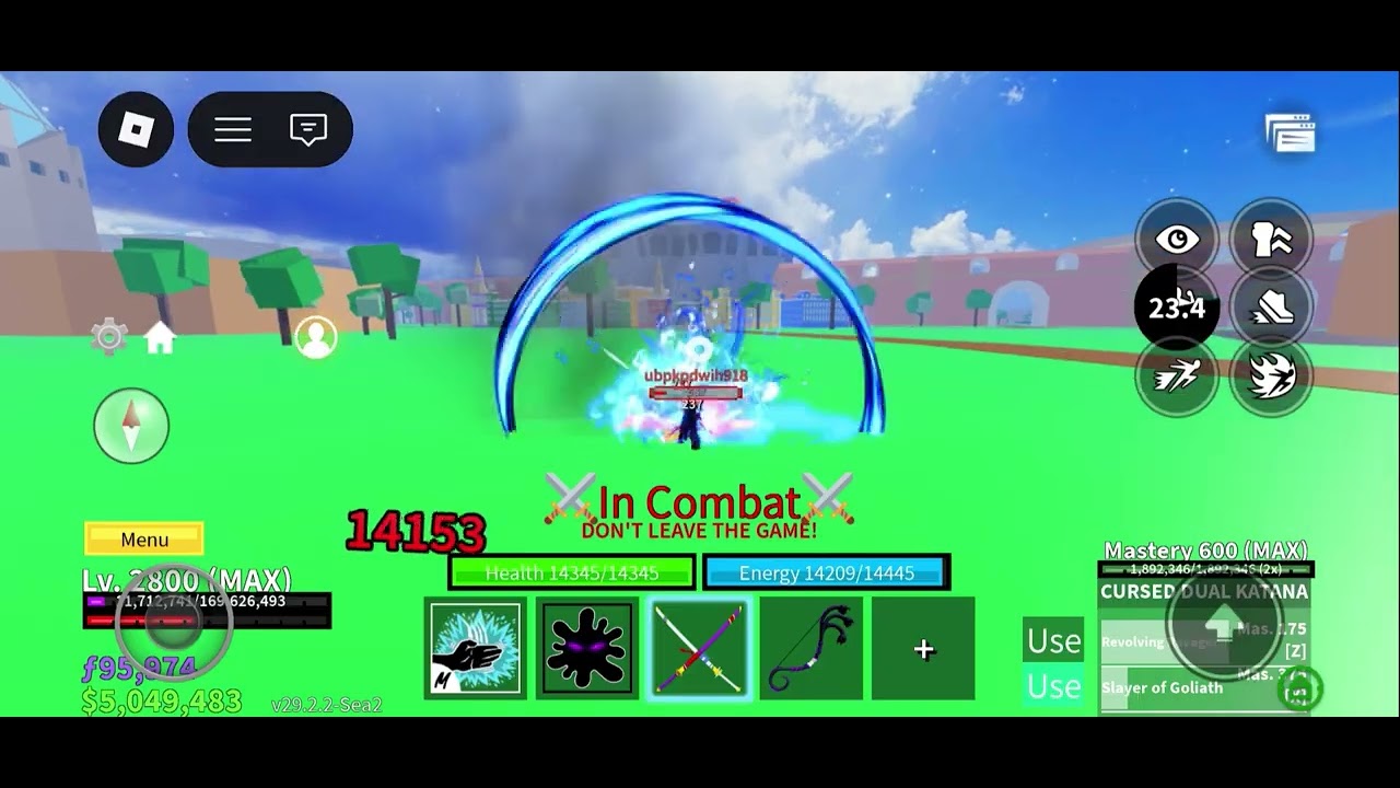 Bloxfruits dark combo
