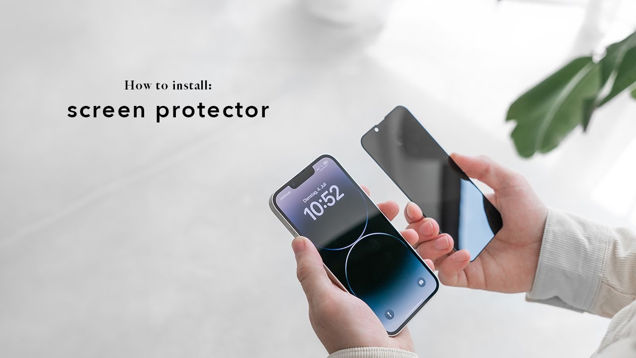 New iPhone, new screen protector | installation guide by Woodcessories (eng. product guide)