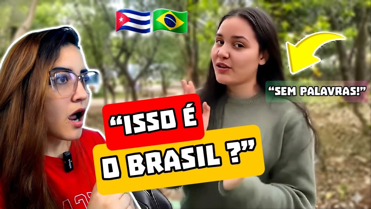 “Ela ficou CHOCADA com o Brasil por coisas normais! | Vídeo Reação”