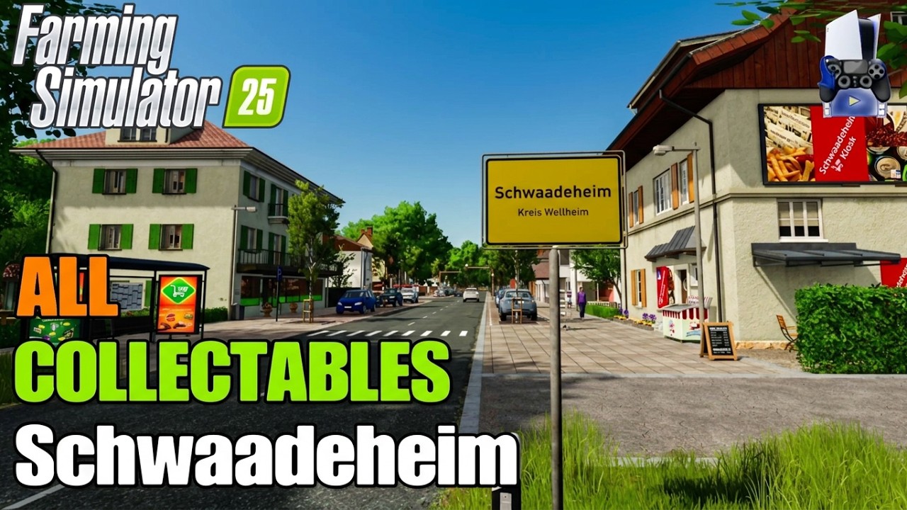 Collectables Schwaadeheim | FS25 | Console | Earn extra money | All 50 Collectables