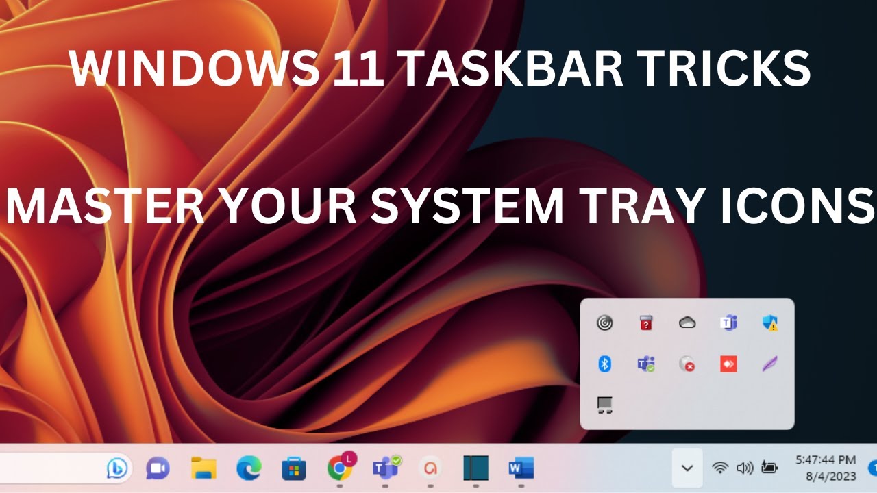 Хитрости панели задач Windows 11: освойте значки на панели задач!