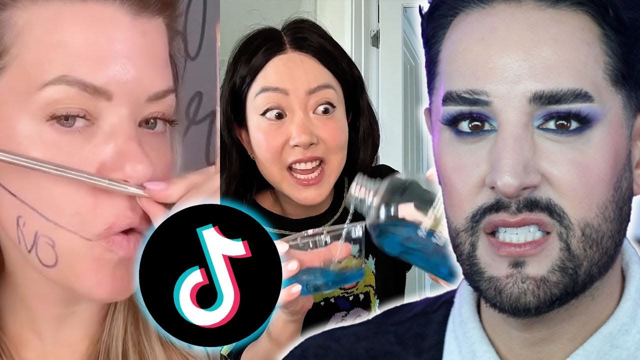Инфлюенсеры выдумывают всякую всячину.... | PRO MUA реагирует на лайфхаки по макияжу из TikTok!