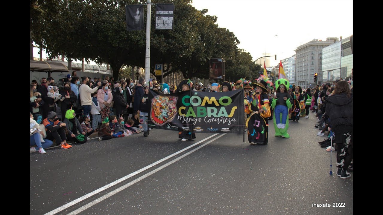 Carnaval comparsas Coruña febrero 2022