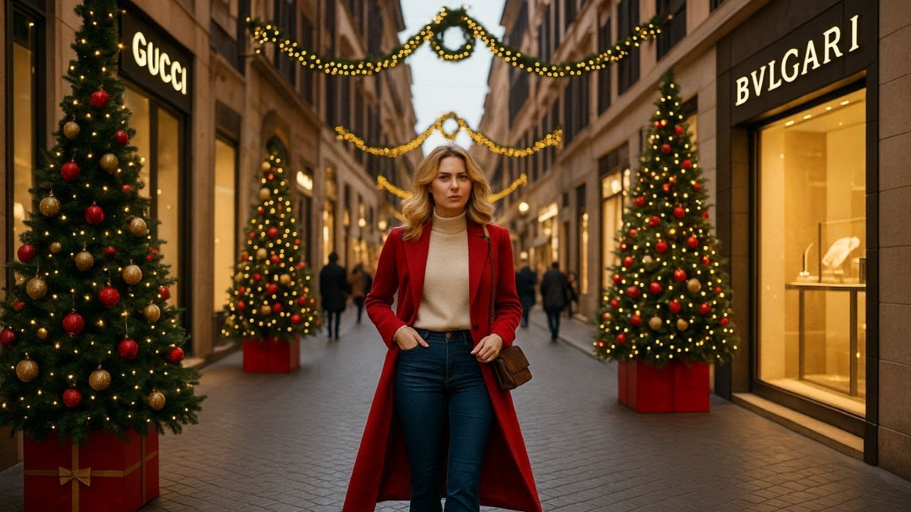 ✨ Rome Street Style — Luxury Xmas & City BeautyIn Italiano:Youtube 1