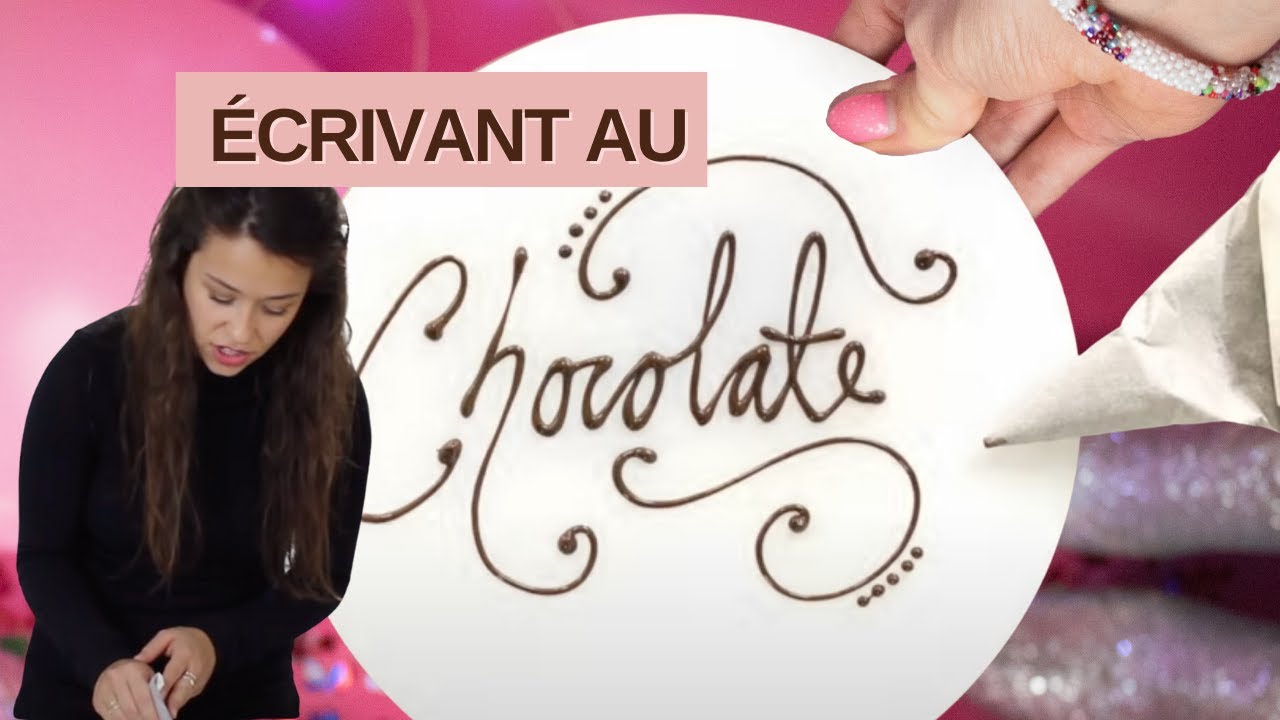 Maîtrisez l'Art d'Écrire et de Décorer avec du Chocolat