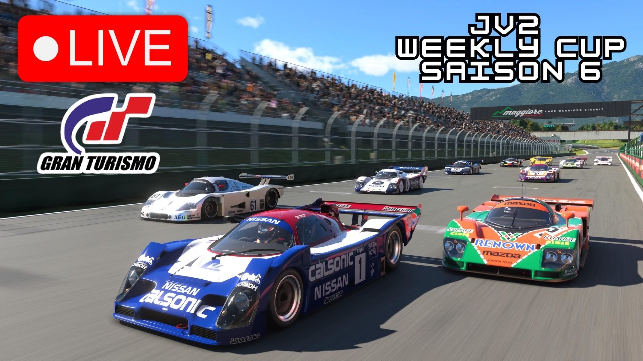 Live Gran Turismo 7 - JV2 Weekly Cup Poule 2 - endurance GRC Watkings Gleen