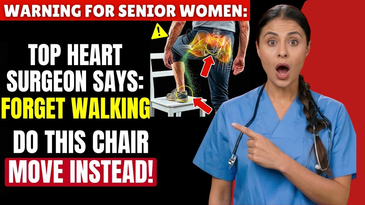 Over 65  THIS One Chair Exercise Is BETTER Than WALKING, Surgeon Approved!