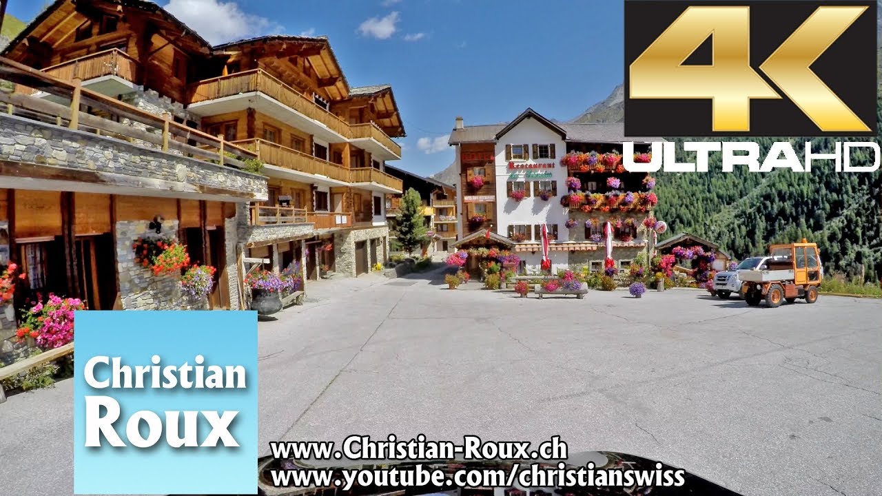 1X UHD - Switzerland 308 (Camera on board camera): Évolène - Arolla (Hero4)
