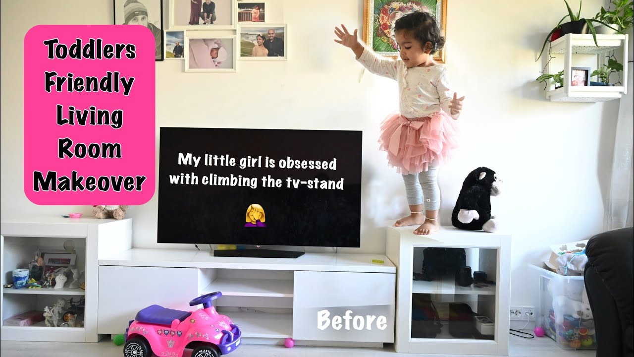 Kid-Friendly Living Room Makeover- IKEA  Decor Ideas || EXTREME LIVING ROOM MAKEOVER 2020...