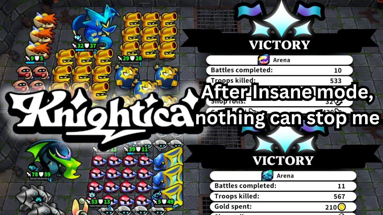 Arena Mode is Automatic rn【Knightica - Mad Mango Games】
