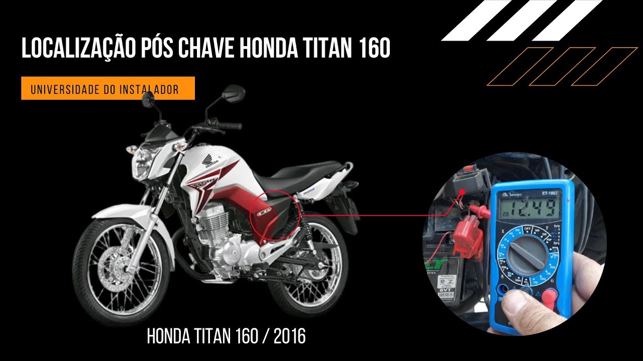 Localiza&ccedil;&atilde;o p&oacute;s chave Honda Titan