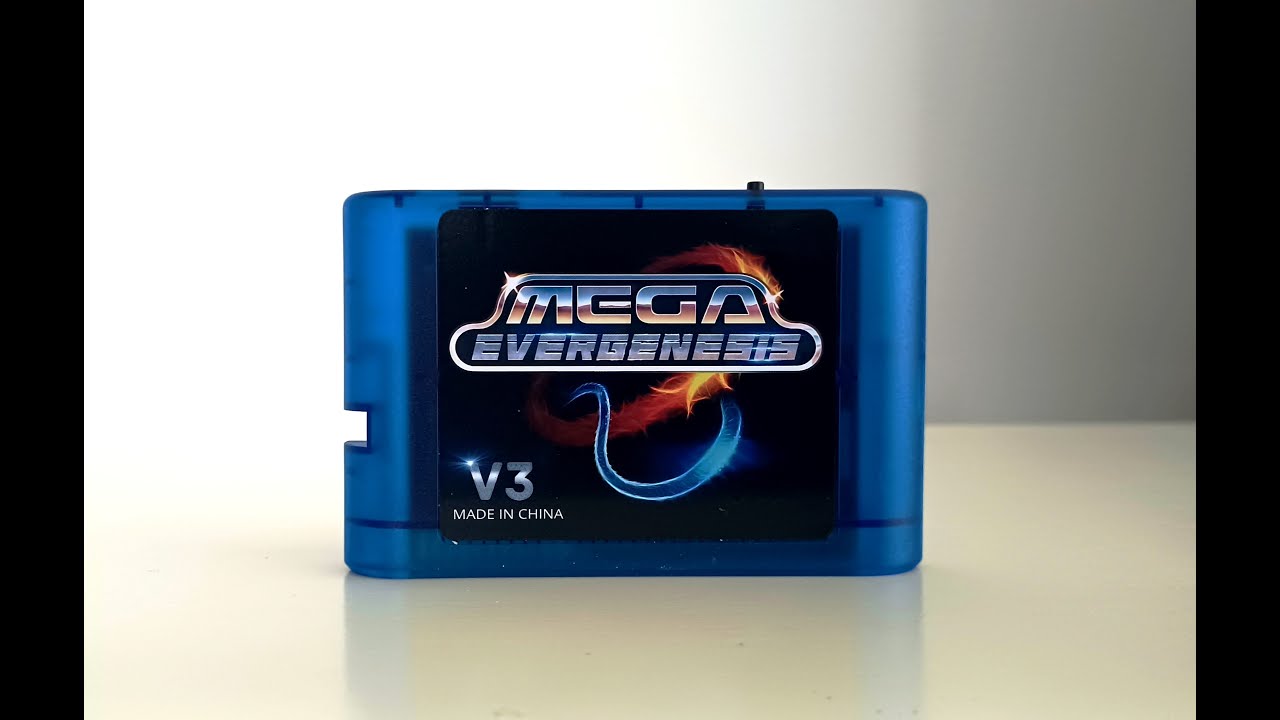 Unboxing SEGA MEGA Ever Genesis V3 Pro 3000 in 1 Flash Cart