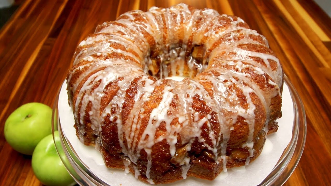 Apple Bundt Cake🍎~ Tastes Like an Apple Fritter!