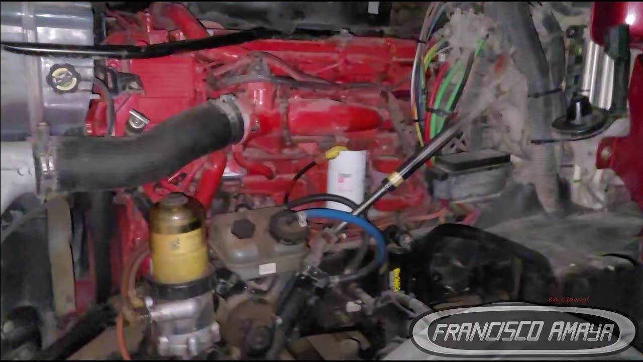 Motor cummins ISX ISX15 X15  bomba combustible diesel mala motor no enciende baja presion de diesel