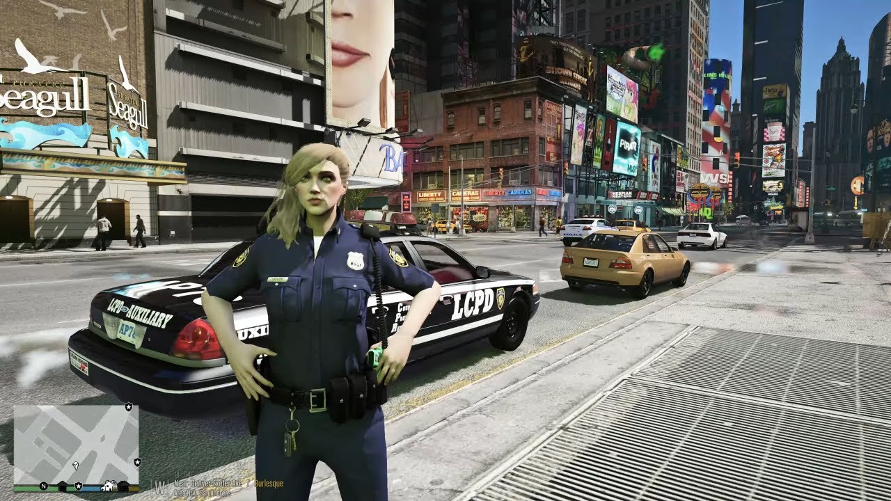 Gta 5 LSPDFR Playing As A Liberty City Female OFFICER - CVPI Routine Patrol #gta #gta5 #lspdfr