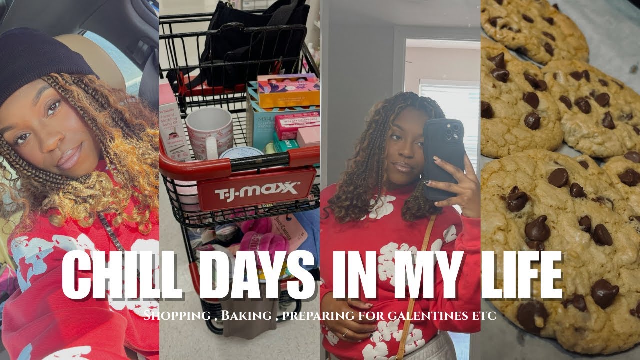 vlog | chill days in my life , shopping , baking + moree
