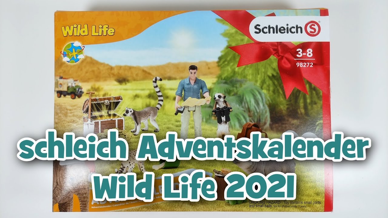 Früher war nicht alles besser! 🙃😂 | schleich Wild Life Adventskalender 2021 (98272) | UNBOXING