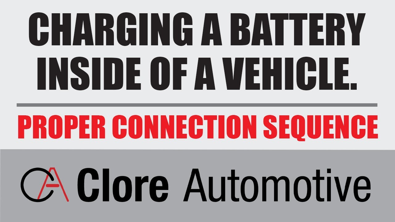 PRO-LOGIX - Connecting a battery Inside a Vehicle  - Clore Automotive
