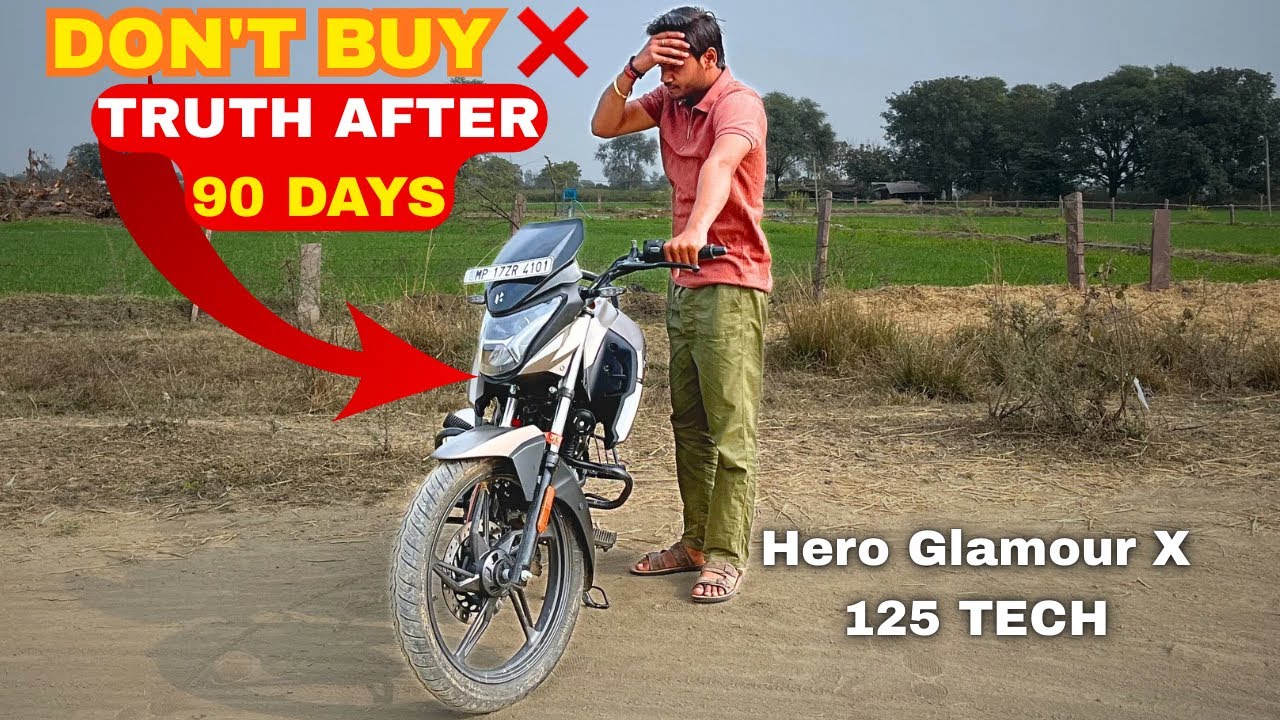 ❌ Hero Glamour X 125 Tech 😐 90 Din Baad Sach | Don’t Buy Before Watching 😡| #bike #bikelover #feed 