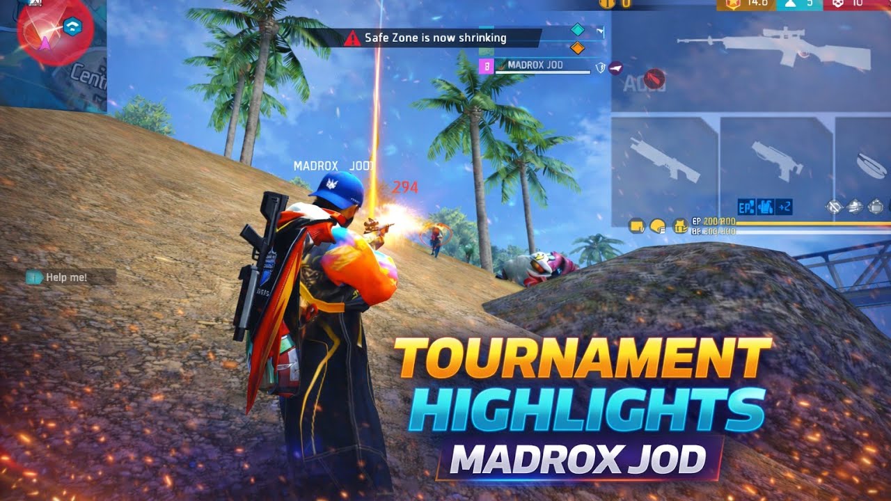 TOURNAMENT HIGHLIGHTS BY || MADROX JOD ||  RUSHER || FREE FIRE MAX ||