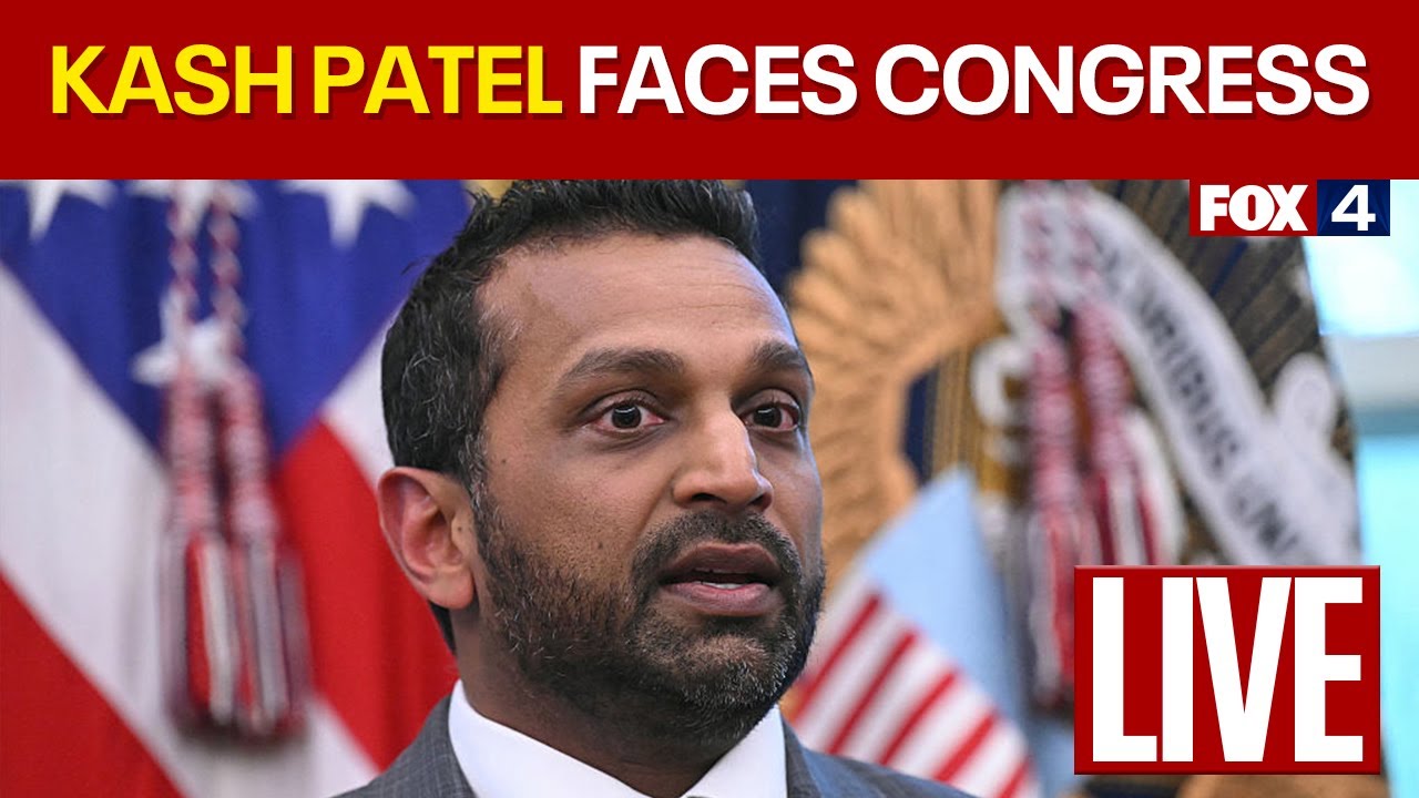 🔴WATCH LIVE: FBI Director Kash Patel faces Congress