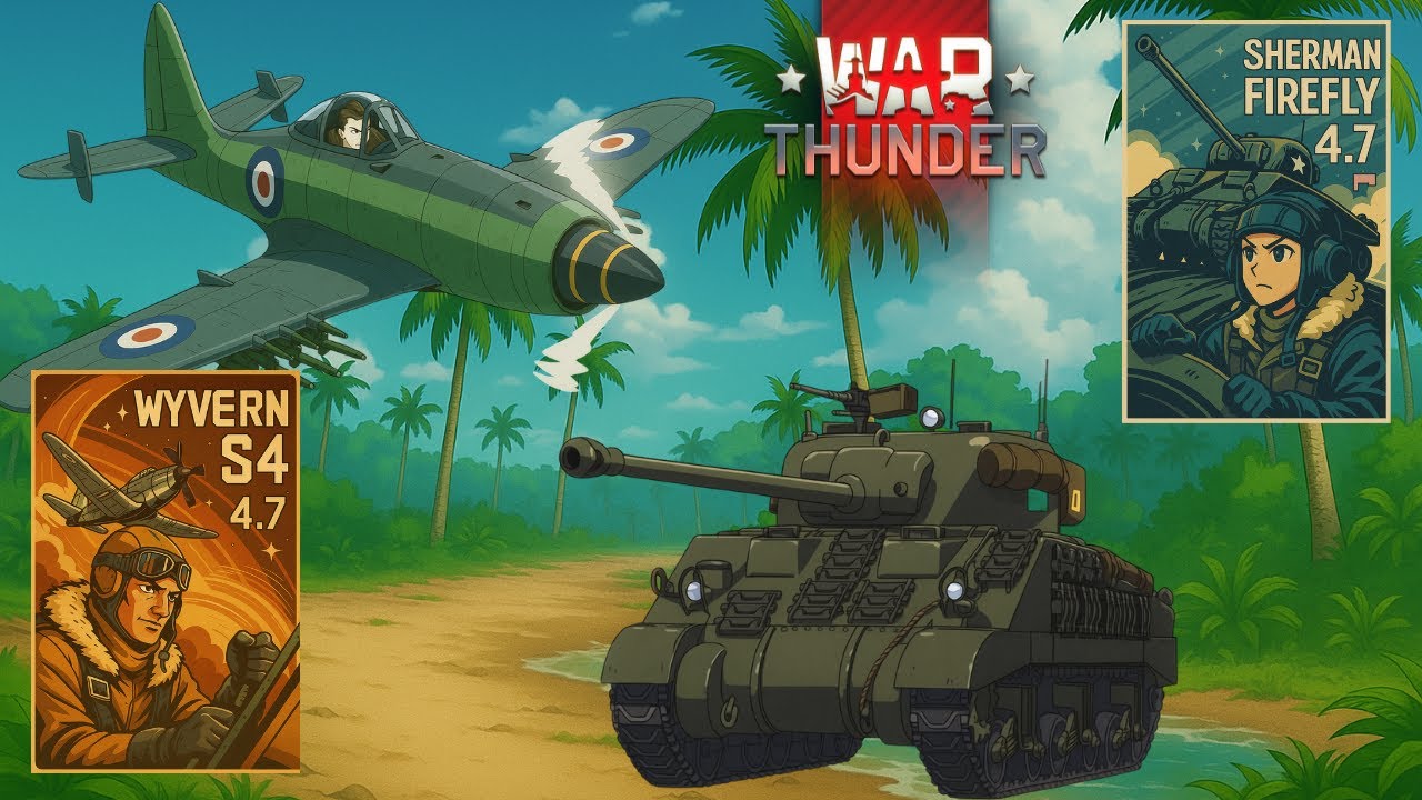 The Wyvern is Way Too Overpowered in Ground RB 4.7 - Wyvern S4 CAS - War Thunder